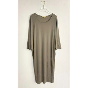 Michael Kors Made in Italy Dress 2 Brown Pullover Shirt Tunic Relaxed Fit